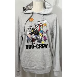 Freeze New York Tim Burton The Nightmare Before Christmas Boo Crew Hoodie MEDIUM